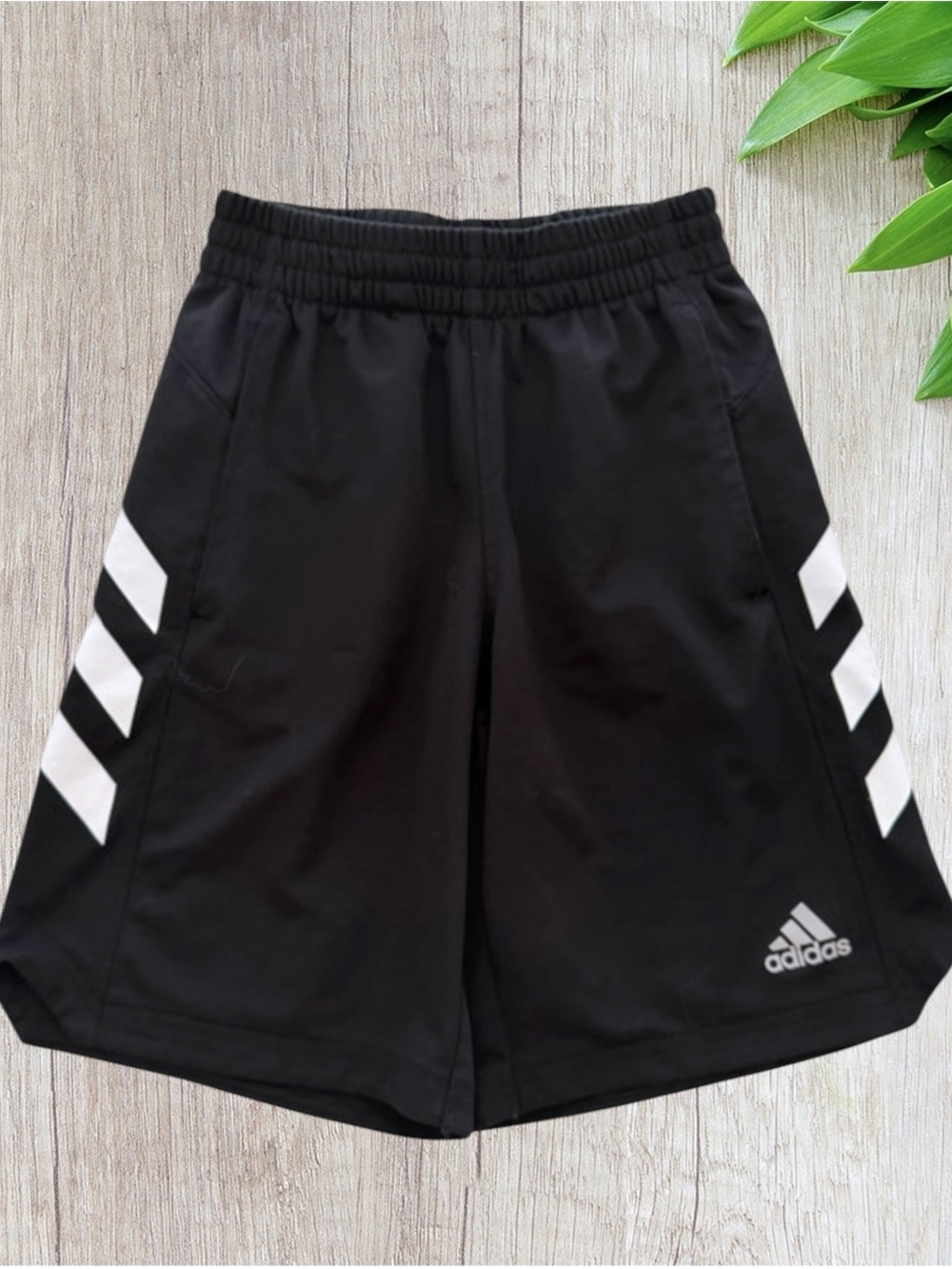 Adidas Boy’s Black Shorts, Size: 8